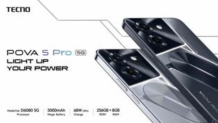 Tecno POVA 5 Pro with Dimensity 6080, 50MP Camera, Arc Interface Launched