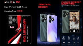 itel Zeno 10 Launching in India on January 9 via Amazon: Design, Features, and Price Details