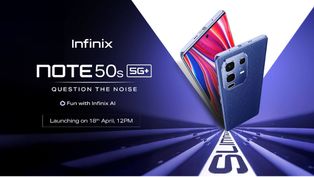 Infinix Note 50s 5G+ Launched in India with MediaTek Dimensity 7300 Ultimate SoC, 144Hz OLED Dispaly, 5500 mAh Battery 