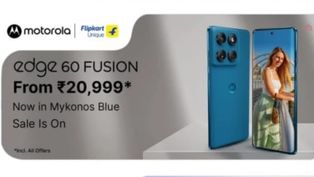 Motorola Edge 60 Fusion Gets New Pantone Mykonos Blue Colour Variant in India: Price, Offers, and Specs