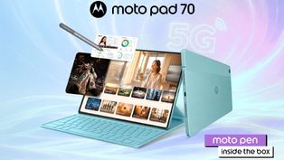 Moto Pad 70 5G Launched in India with MediaTek Dimensity 6400 SoC, 2.5K Display, 10,200mAh Battery, Android 16