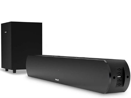 60% off on Philips HTL1031 2.1 Channel Soundbar Speakers with Subwoofer (Black) 60% off on Philips HTL1031 2.1 Channel Soundbar Speakers with Subwoofer (Black)