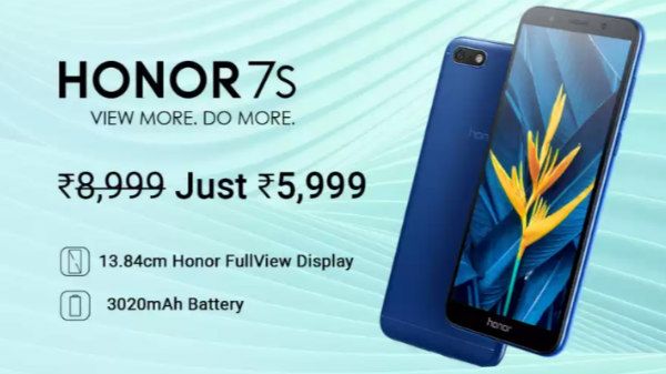33% off on Honor 7S 33% off on Honor 7S