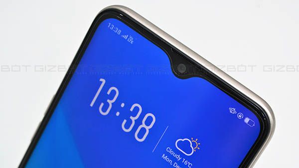 Display: 6.2-inch HD+ panel with teardrop notch Display: 6.2-inch HD+ panel with teardrop notch