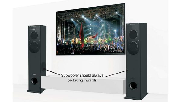 Blaupunkt TS-100-BK 200 W 2.2 Channel Dolby Bluetooth Tower Speaker (Black) Blaupunkt TS-100-BK 200 W 2.2 Channel Dolby Bluetooth Tower Speaker (Black)