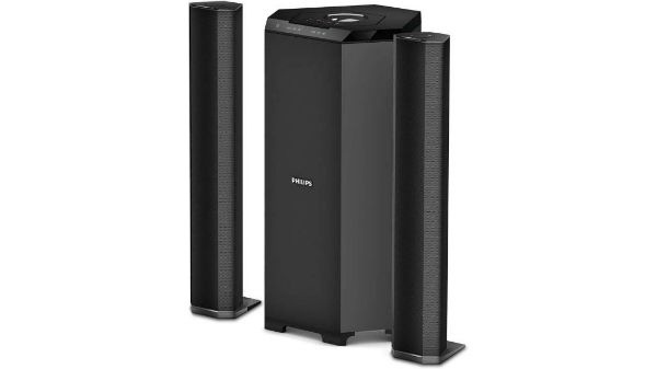 Philips MMS8085B/94 2.1 Channel Convertible Multimedia Speaker System Philips MMS8085B/94 2.1 Channel Convertible Multimedia Speaker System