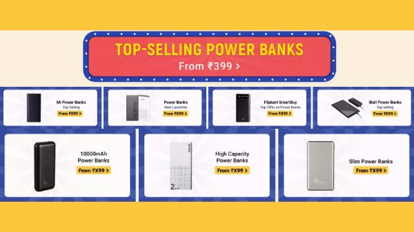 Top Selling Power banks From Rs 399 Top Selling Power banks From Rs 399