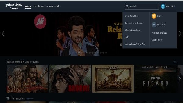 Amazon Prime Video Amazon Prime Video