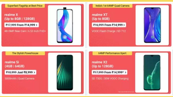 Flipkart Big Shopping Days Sale: Realme Smartphones Available On Discount Flipkart Big Shopping Days Sale: Realme Smartphones Available On Discount