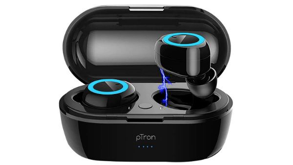 pTron Bassbuds in-Ear True Wireless Bluetooth Headphones pTron Bassbuds in-Ear True Wireless Bluetooth Headphones