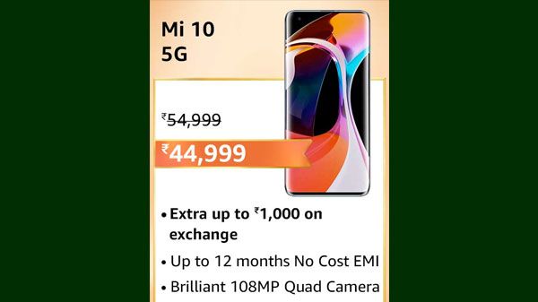 Mi 105G (MRP: Rs.54,999 , After Discount Price Rs.44,999 ) Mi 105G (MRP: Rs.54,999 , After Discount Price Rs.44,999 )