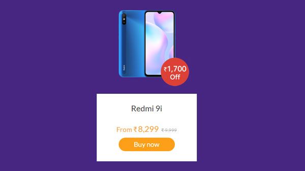 Redmi 9i (Rs.1,700 Off) Redmi 9i (Rs.1,700 Off)