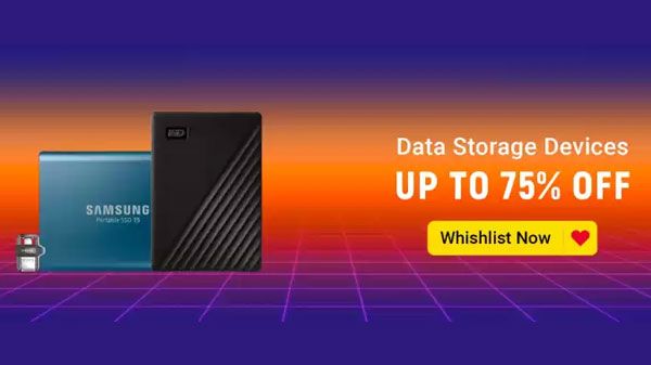 Up To 75% Off On Data Storages Up To 75% Off On Data Storages