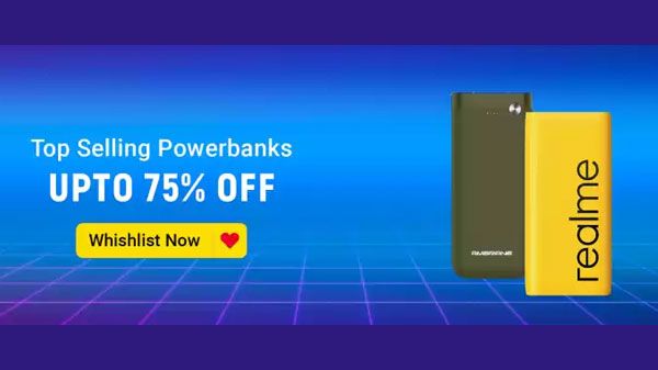 Up To 75% Off On Top Selling Power Banks Up To 75% Off On Top Selling Power Banks