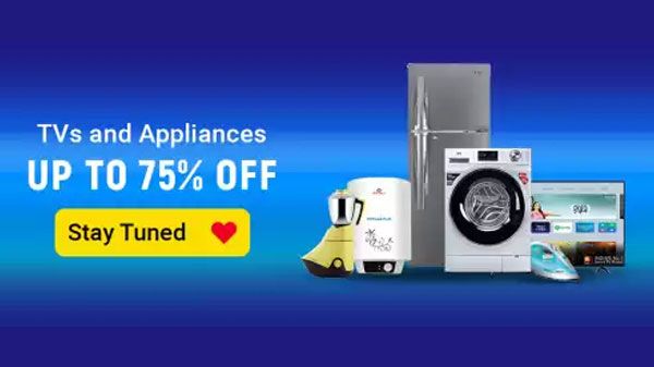 Up To 75% Off On TVs And Appliances Up To 75% Off On TVs And Appliances