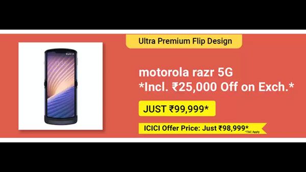16% Off On Motorola Razr 5G 16% Off On Motorola Razr 5G
