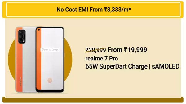 4% Off On Realme 7 Pro 4% Off On Realme 7 Pro