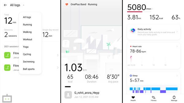 Fitness Centric Features Fitness Centric Features