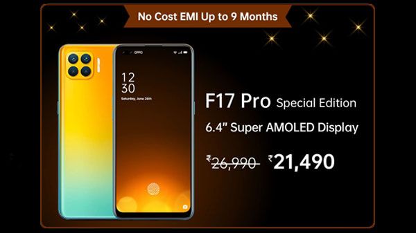 20% Off On Oppo F17 Pro 20% Off On Oppo F17 Pro