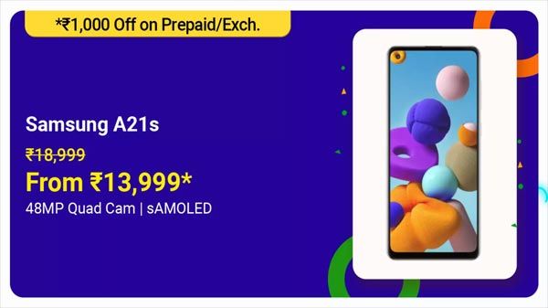 16% Off On Samsung A21s 16% Off On Samsung A21s