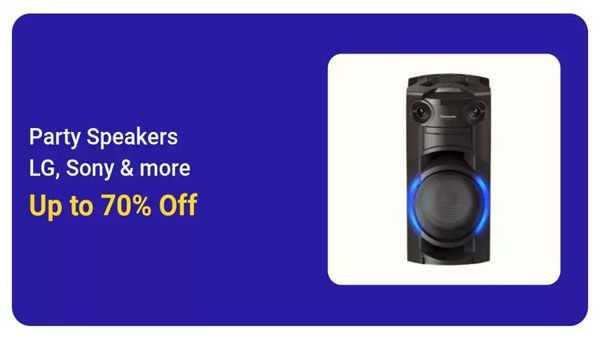 Up To 70% Off On Party Speakers Up To 70% Off On Party Speakers