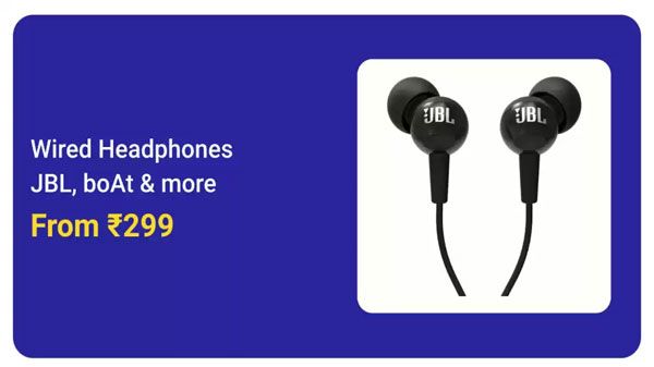 Wired Headphones Starting From Rs. 299 Wired Headphones Starting From Rs. 299