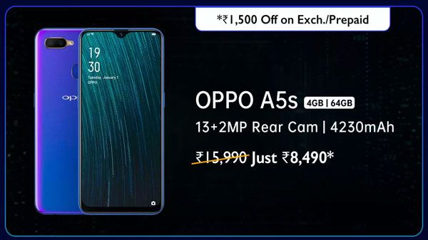 21% Off On OPPO A5s 21% Off On OPPO A5s