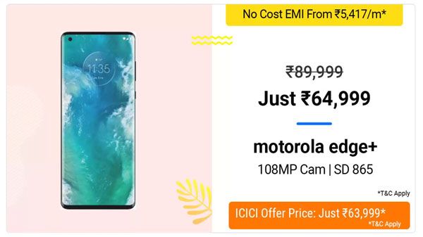27% Off On Motorola Edge+ 27% Off On Motorola Edge+
