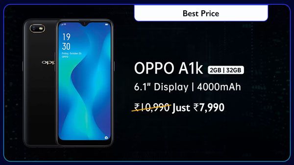 27% Off On OPPO A1k 27% Off On OPPO A1k