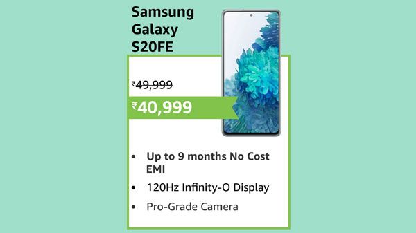 38% Off On Samsung Galaxy S20 FE 38% Off On Samsung Galaxy S20 FE