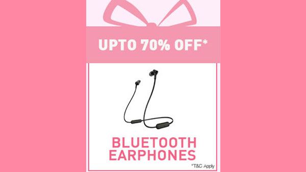 Up To 46% Off On Earphones Up To 46% Off On Earphones
