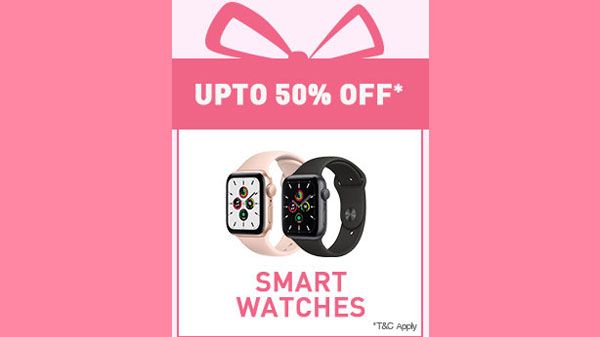 Up To 50% Off On Smart Watches Up To 50% Off On Smart Watches