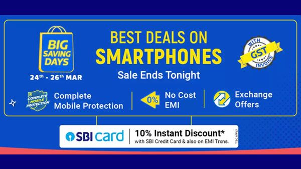 Flipkart Big Saving Days Sale: Discount And Exchange Offer On Smartphones Flipkart Big Saving Days Sale: Discount And Exchange Offer On Smartphones