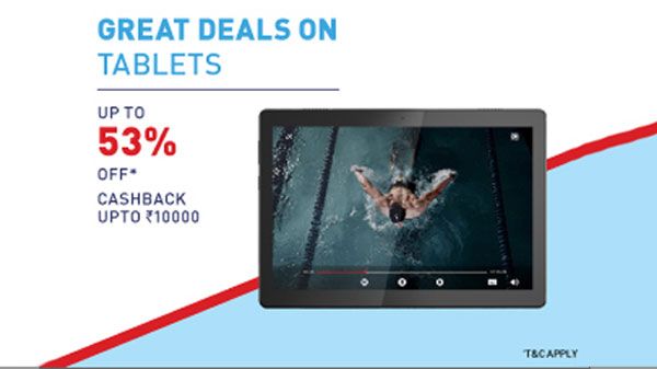 Reliance Digital Great Sale: Up To 53% Off On Tablets Reliance Digital Great Sale: Up To 53% Off On Tablets