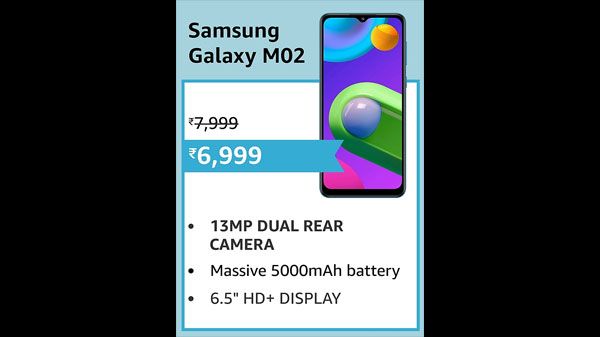 Samsung Galaxy M02 (6% Off) Samsung Galaxy M02 (6% Off)