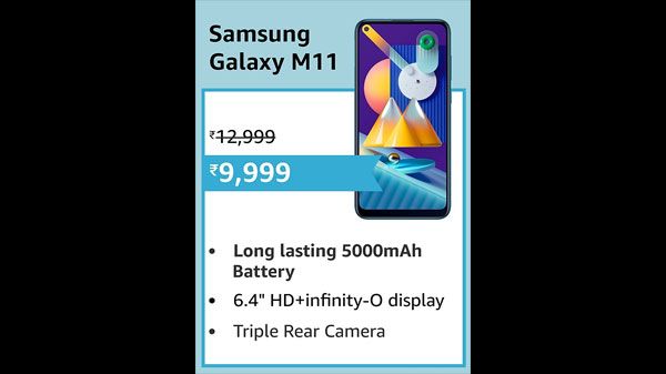 Samsung Galaxy M11 (27% Off) Samsung Galaxy M11 (27% Off)