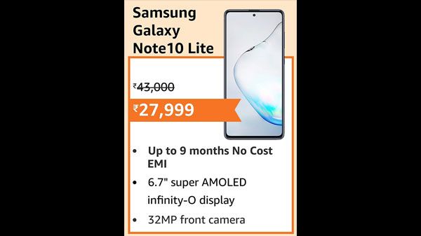Samsung Galaxy Note10 Lite (30% Off) Samsung Galaxy Note10 Lite (30% Off)