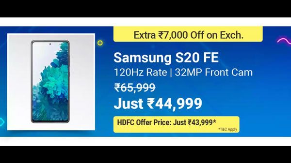 Samsung Galaxy S20 FE (31% Off) Samsung Galaxy S20 FE (31% Off)