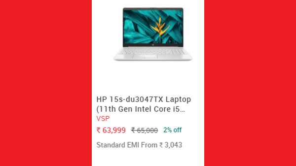 HP Pavilion X360 14-dh1181TU Laptop HP Pavilion X360 14-dh1181TU Laptop