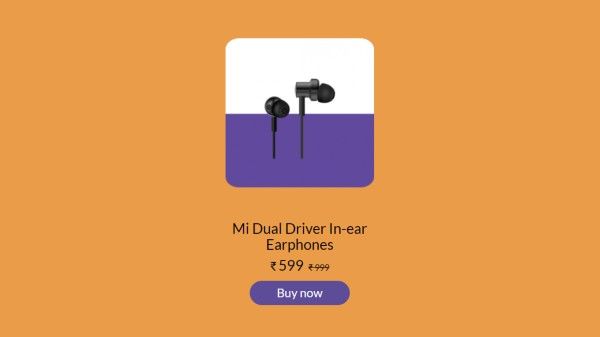 Mi Dual Driver In-ear Earphones Mi Dual Driver In-ear Earphones