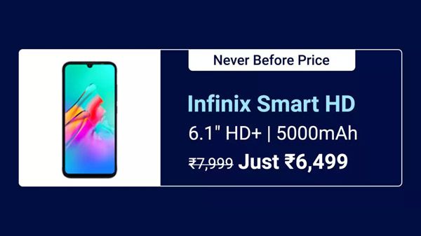 Infinix Smart HD 2021 (Topaz Blue, 32 GB) (2 GB RAM) Infinix Smart HD 2021 (Topaz Blue, 32 GB) (2 GB RAM)