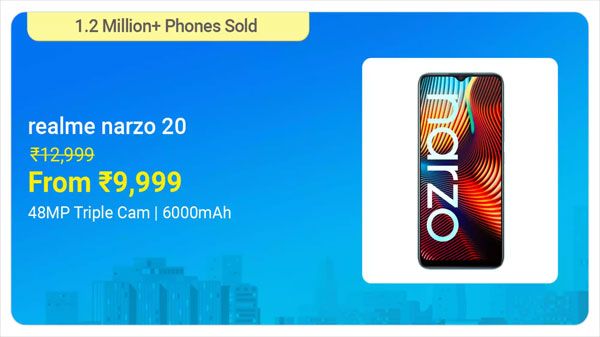 Realme Narzo 20 (Victory Blue, 128 GB) (4 GB RAM) Realme Narzo 20 (Victory Blue, 128 GB) (4 GB RAM)
