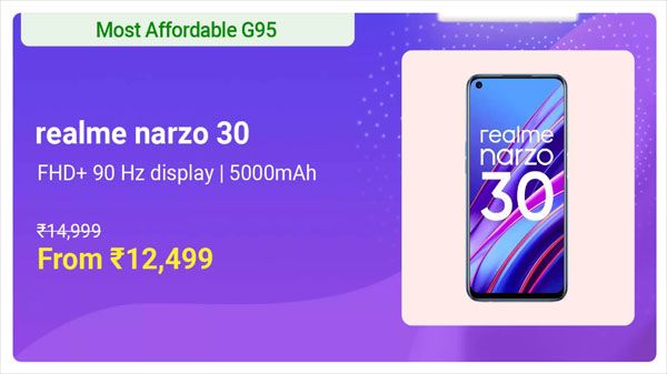 Realme Narzo 30 Realme Narzo 30