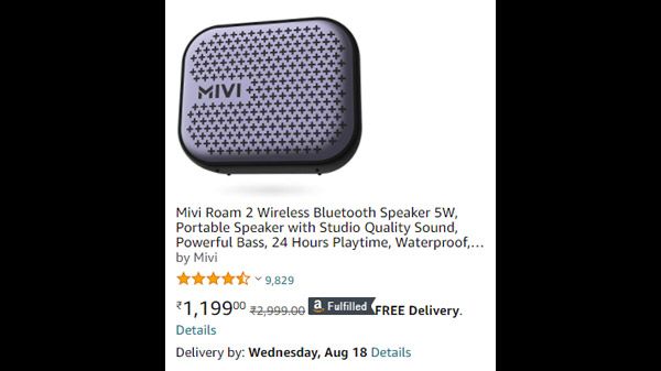 Mivi Roam 2 Wireless Bluetooth Speaker 5W Mivi Roam 2 Wireless Bluetooth Speaker 5W