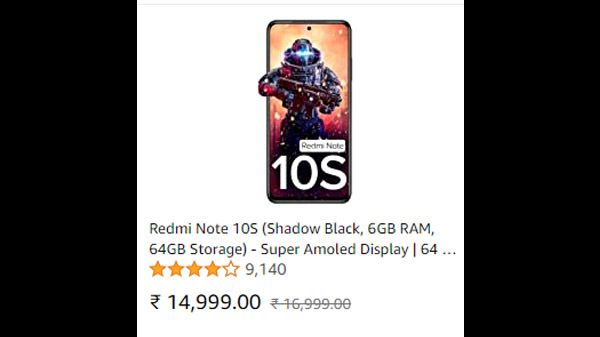 Redmi Note 10S (Shadow Black, 6GB RAM, 64GB Storage) Redmi Note 10S (Shadow Black, 6GB RAM, 64GB Storage)
