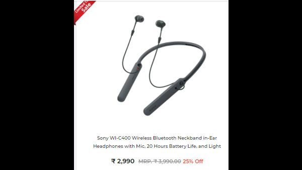 Sony WI-XB400 Wireless Bluetooth Extra Bass in-Ear Headphones Sony WI-XB400 Wireless Bluetooth Extra Bass in-Ear Headphones