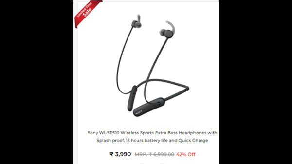 Sony WI-SP510 Wireless Sports Extra Bass Headphone Sony WI-SP510 Wireless Sports Extra Bass Headphone