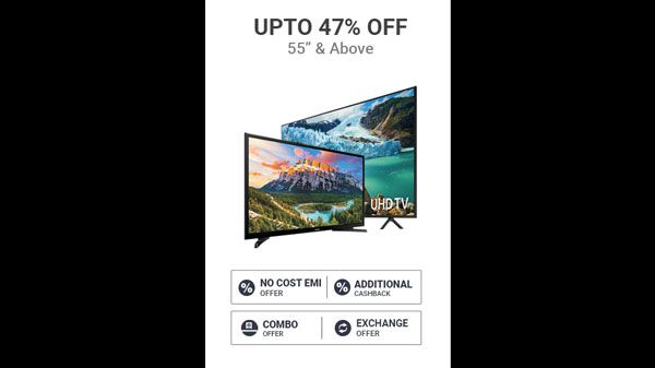 Up To 47% Off 55 inch Screen TVs Up To 47% Off 55 inch Screen TVs