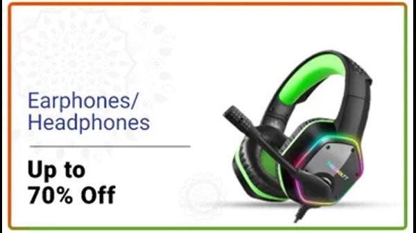 Up to 70% Off On Earphones And Headphones Up to 70% Off On Earphones And Headphones