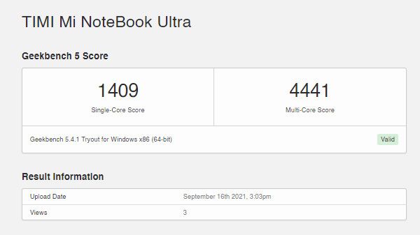 Benchmark Scores Benchmark Scores